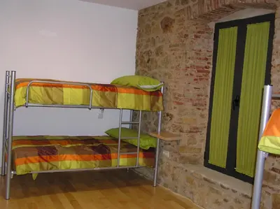 Cama o camas de una habitación en Alberjerte