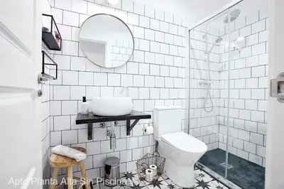 Un baño de Apartamentos Durán Pizarro 1930