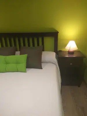 Cama o camas de una habitación en Casa Rural Isabel
