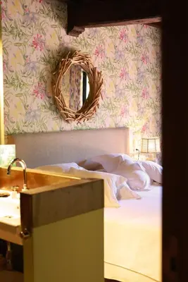 Cama o camas de una habitación en De Aldaca Rural - Only Adults