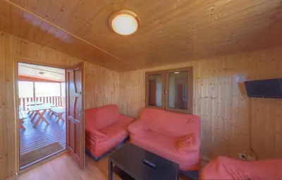 Una televisión o centro de entretenimiento en Casa Rural Cuesta Grande