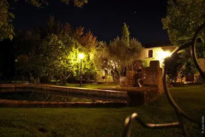 Jardín al aire libre en Puerto Roque Turismo Rural