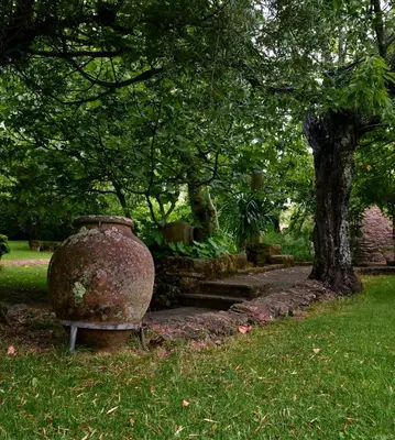 Jardín al aire libre en Puerto Roque Turismo Rural