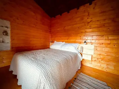 Cama o camas de una habitación en Puerto Roque Turismo Rural