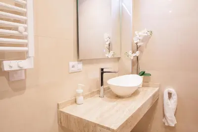 Un baño de Apartamentos Boutique Salamanca