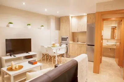 Una cocina o zona de cocina en Apartamentos Boutique Salamanca