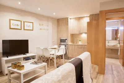Una cocina o zona de cocina en Apartamentos Boutique Salamanca