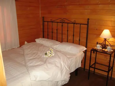 Cama o camas de una habitación en Complejo Rural Los Jarales