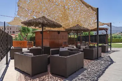 Zona de estar de Posada Real Restaurante El Linar Del Zaire