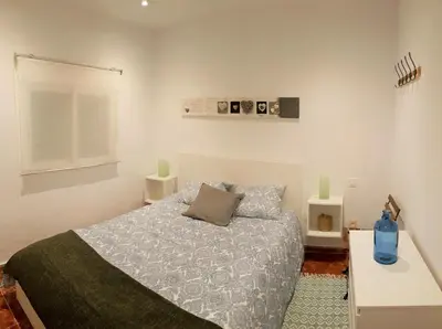 Cama o camas de una habitación en Casa del Castillo by Naturadrada