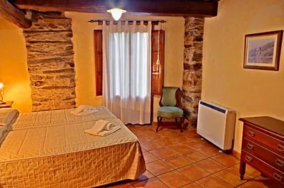Cama o camas de una habitación en Los Balcones del Río