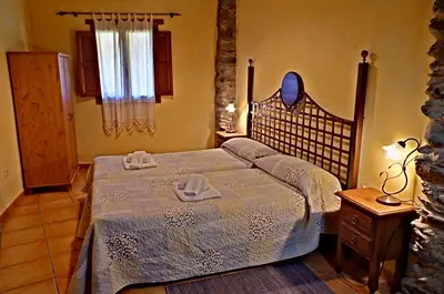 Cama o camas de una habitación en Los Balcones del Río