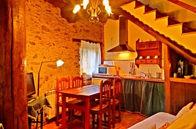 Una cocina o zona de cocina en Los Balcones del Río