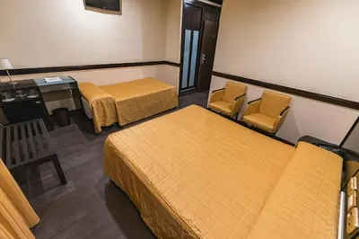 Cama o camas de una habitación en Hotel Machaco