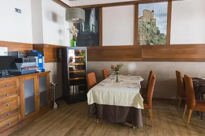 Una cocina o zona de cocina en Hotel Machaco