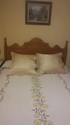 Cama o camas de una habitación en Casa Rural La Cucurrumacha