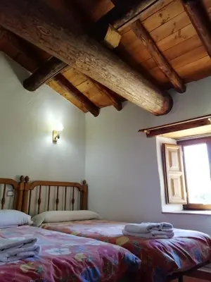 Cama o camas de una habitación en Casa Rural La Pontezuela Arriba