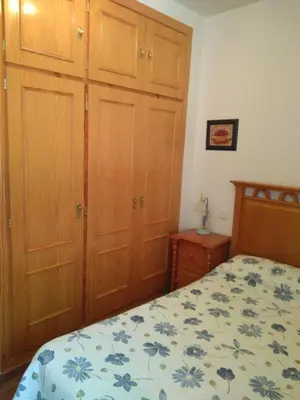 Cama o camas de una habitación en Casa Rural el Maestro I