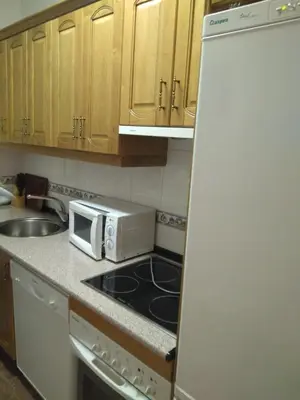 Una cocina o zona de cocina en Casa Rural el Maestro I