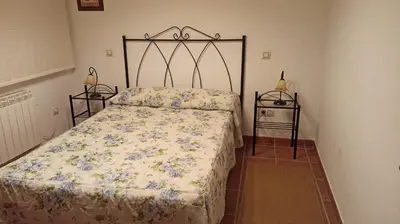 Cama o camas de una habitación en Casa Rural los Portalillos I
