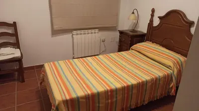 Cama o camas de una habitación en Casa Rural los Portalillos II