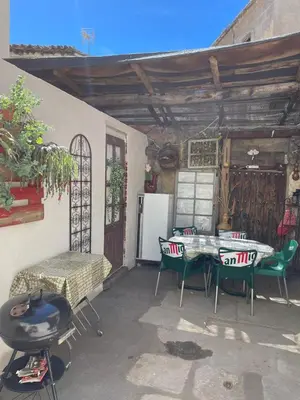 Un patio o zona al aire libre en Casa Rural Neveritas