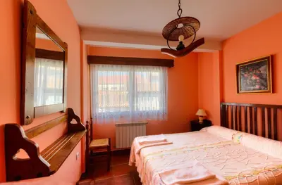 Cama o camas de una habitación en Casa Rural la Casa Grande