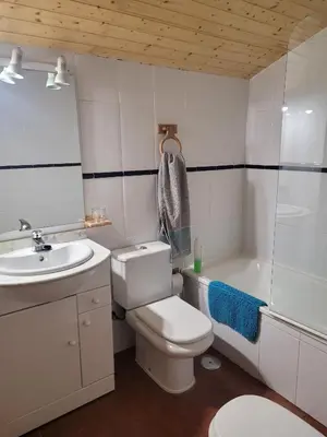 Un baño de Casa Rural Los Riscos de Gredos