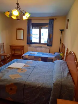 Cama o camas de una habitación en Casa Rural La Cerra