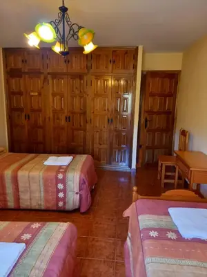 Cama o camas de una habitación en Casa Rural La Cerra