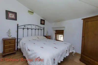 Cama o camas de una habitación en Casa Rural El Salon del Baile