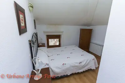 Cama o camas de una habitación en Casa Rural El Salon del Baile