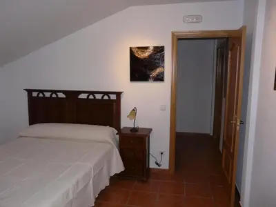 Cama o camas de una habitación en Casa Rural La Huerta Condesa