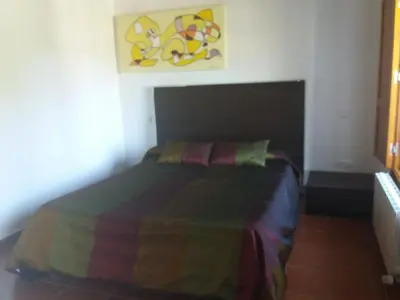 Cama o camas de una habitación en Casa Rural de Benjamin Palencia