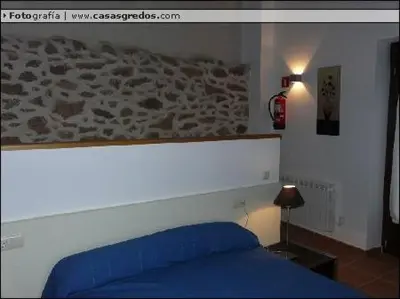 Cama o camas de una habitación en Casa Rural La Antigua Fragua