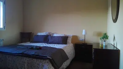 Cama o camas de una habitación en Camino del Morisco