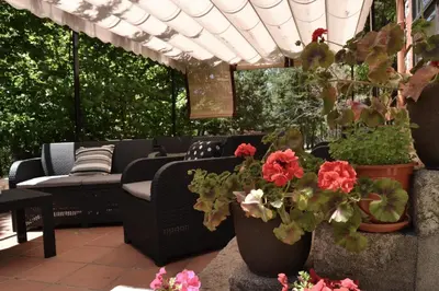 Zona de estar de Hospedium Hostal Almanzor