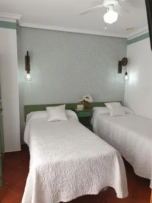 Cama o camas de una habitación en Don Diego