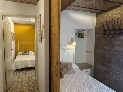 Cama o camas de una habitación en Apartamento CasaTrujillo