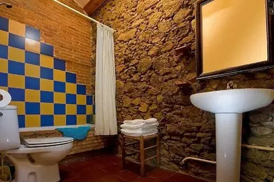 Un baño de Casa Rural Finca Valvellidos