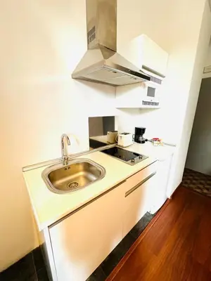Una cocina o zona de cocina en Apartamentos Templo Diana -Vistas Históricas-