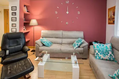 Zona de estar de APARTAMENTOS ABULA
