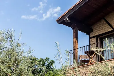 Un balcón o terraza de Hotel Rural Hosteria Fontivieja TR-CC-195