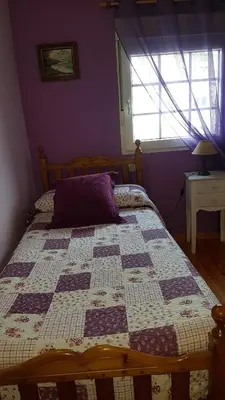 Cama o camas de una habitación en La Puente 9 de Gredos