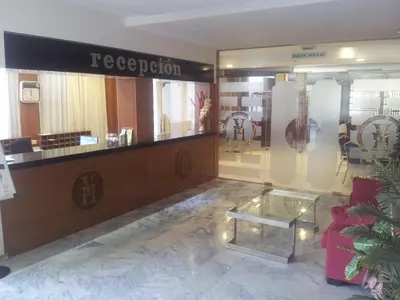 El vestíbulo o zona de recepción de Hospedium Hotel Veracruz