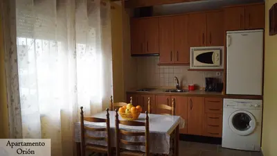 Una cocina o zona de cocina en Apartamentos Estrellas de Monfragüe