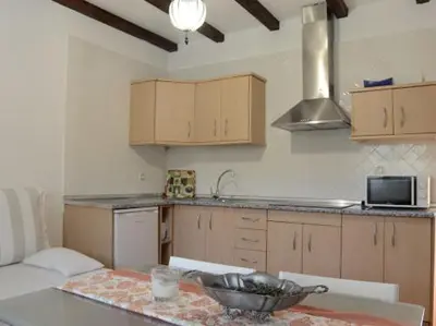Una cocina o zona de cocina en Alojamientos Rurales La Codosera