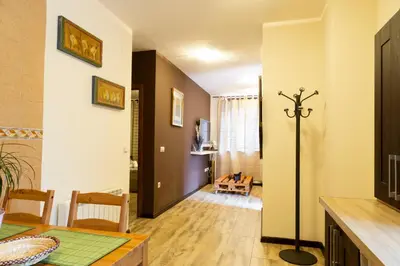 Zona de estar de La Escapada ( Casa Rural de Gredos )