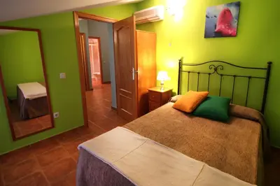 Cama o camas de una habitación en Sierra De Monfrague