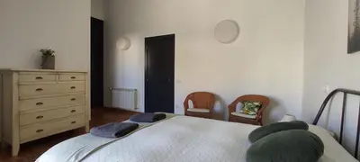 Cama o camas de una habitación en El Huertecito